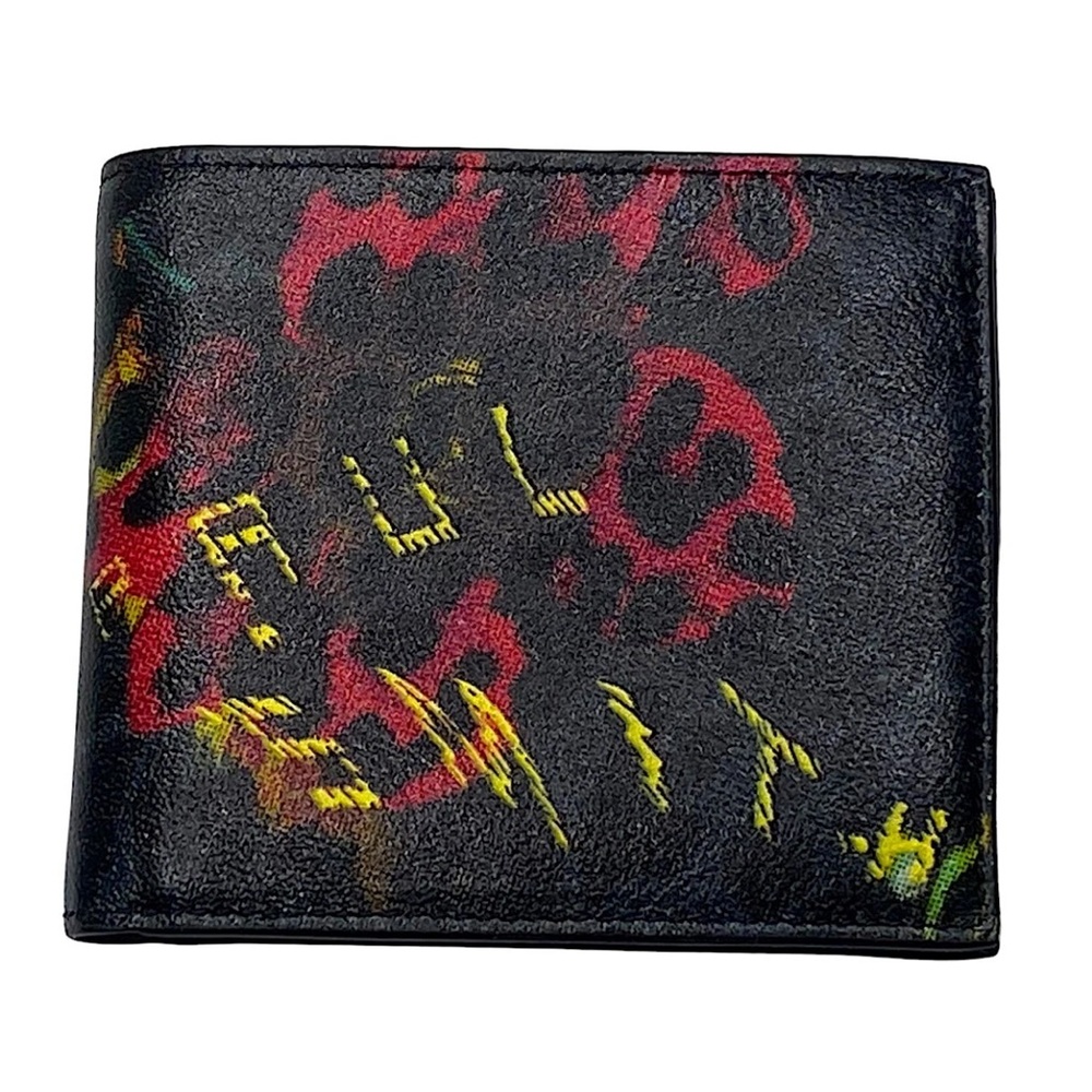 Paull Smith Cheetah Graffiti Men’s Bifold Wallet NIB